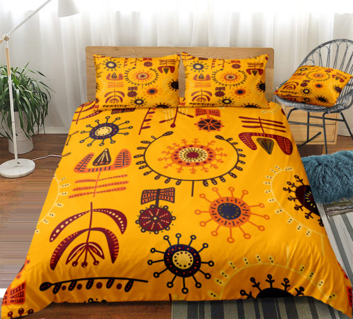 Ethnic Bohemian Plaid Sheet Quilt Cover Pillow Case - Image 5
