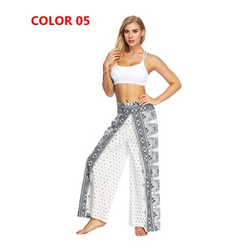 Mandala Open Leg Hippie Pants Printed - Image 11
