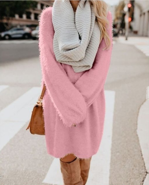 Pullover Sweater Dress - Image 11