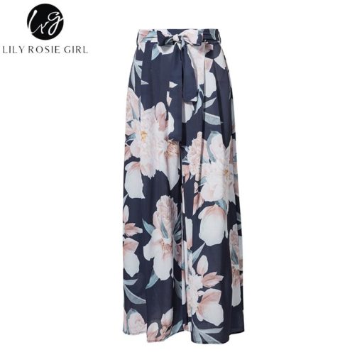 Lily Rosie Floral Print Wide Leg Pants - Image 7