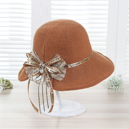 Boutique Straw Sun Hat - Image 5