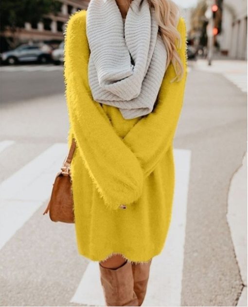 Pullover Sweater Dress - Image 13