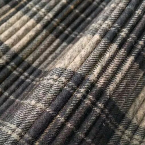 Vintage Pleated Plaid Skirt - Image 4