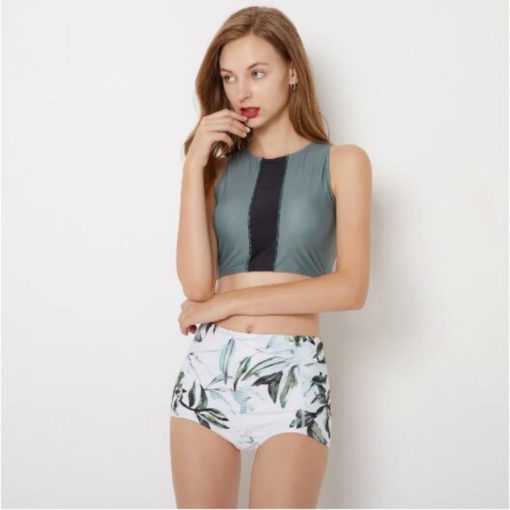 Retro Two Piece Swimsuit - Image 4