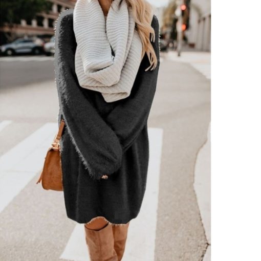 Pullover Sweater Dress - Image 4