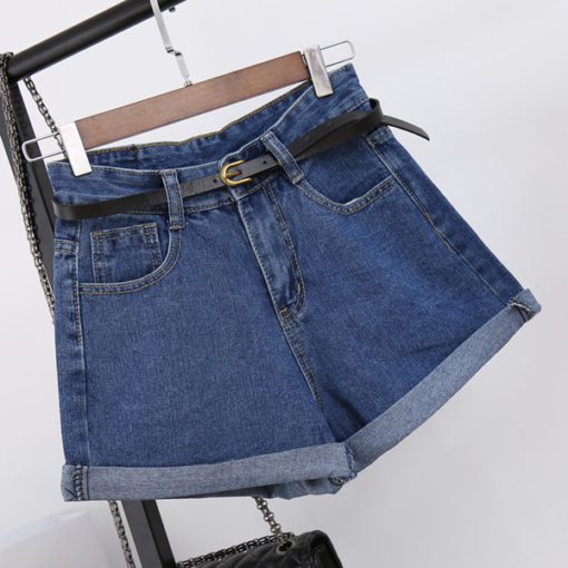 High Waist Women Jean Shorts - Image 8
