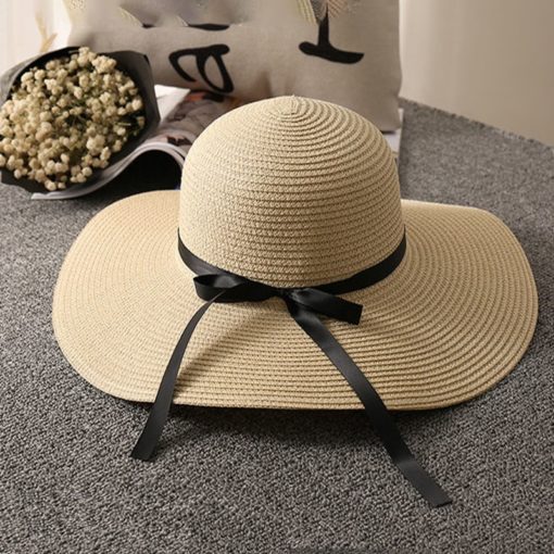 Summer Straw Hat Woman Beach Sun Hats - Image 4