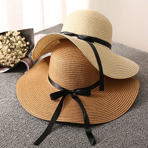 Summer Straw Hat Woman Beach Sun Hats - Image 3