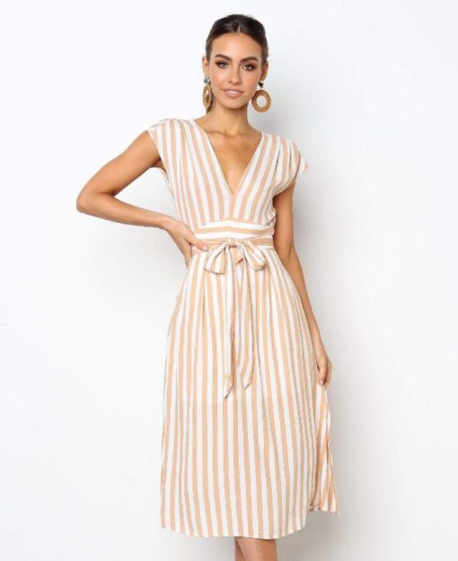Vestidos Women Casual Stripe - Image 2