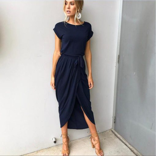 Bohemian Slim Tunic Long Dress - Image 5