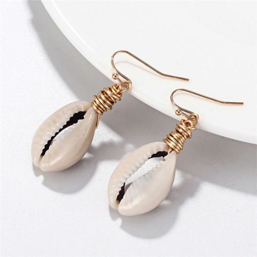 Shell Drop Earrings
