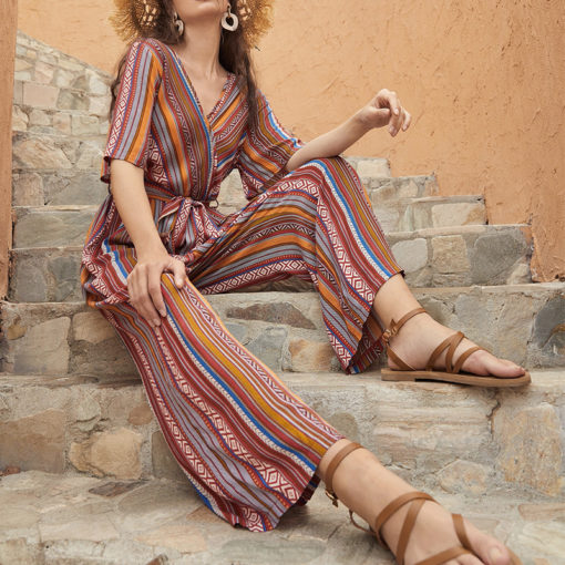 Ethnic Bohemian Jumpsuit - Image 2