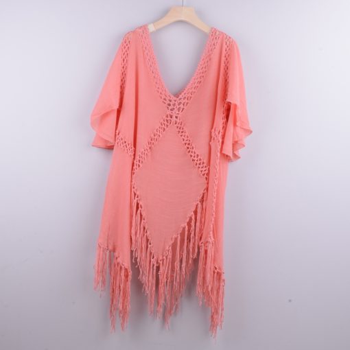 Ocean Breeze Fringe Cover-Up - Image 11
