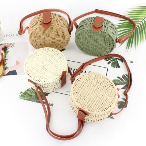 Bohemia Round Rattan Handbag