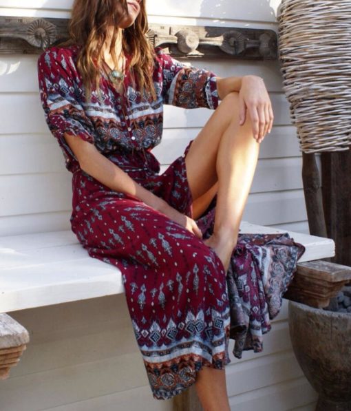 Bohemia Maxi Dress - Image 9
