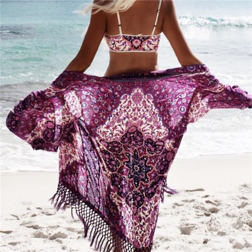 Pareo Beach Cape Kimono - Image 2