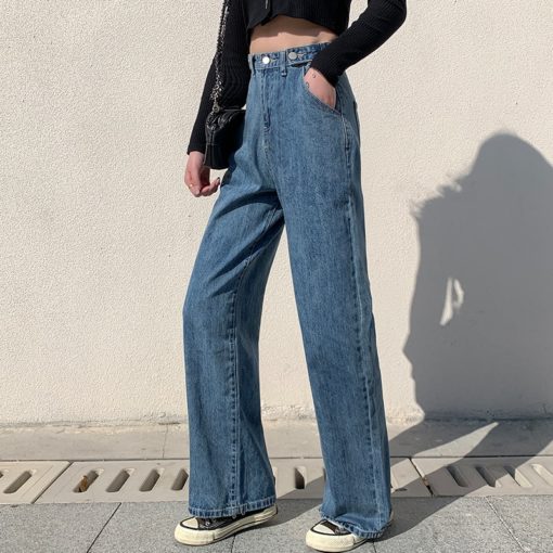 Wide Leg Harem Jeans - Image 4