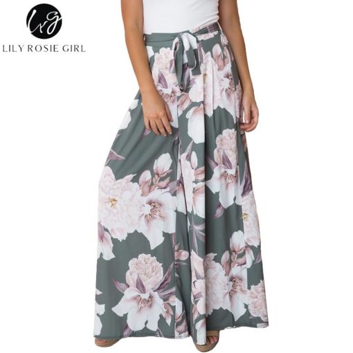 Lily Rosie Floral Print Wide Leg Pants - Image 5