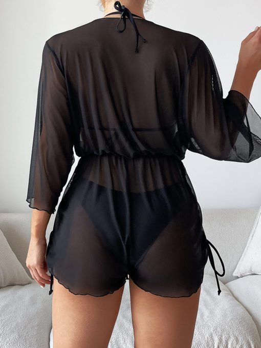 Lace Sexy Three Piece Swimsuit - Image 3