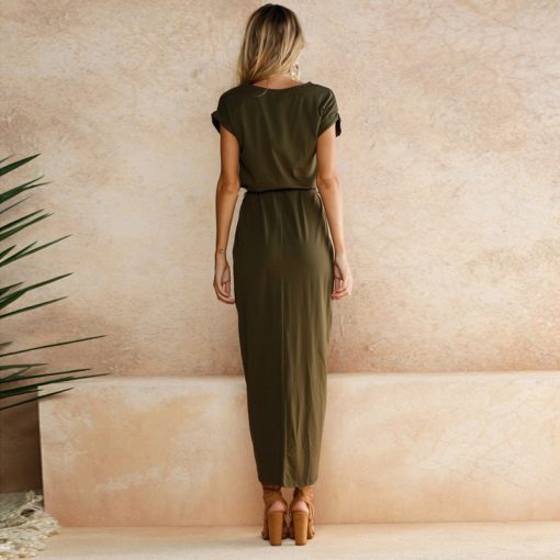 Bohemian Slim Tunic Long Dress - Image 3