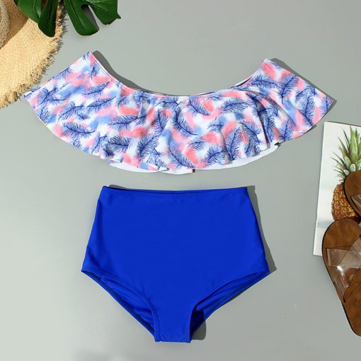 Floral Ruffled Hem Bikini - Image 12