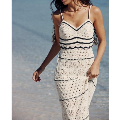 The Coastal Crochet Sundress