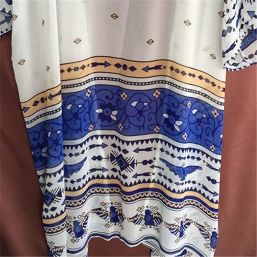 Floral Romantic Beach Kimono Cover-Up - Image 5