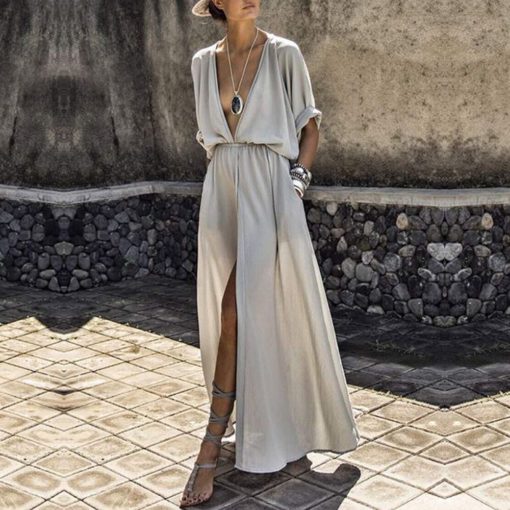Loose Pockets Maxi Dress - Image 3