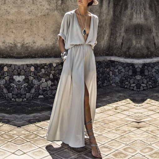 Loose Pockets Maxi Dress - Image 2