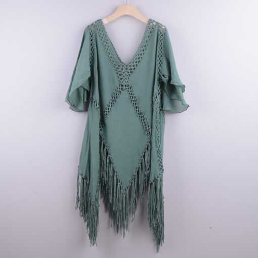 Ocean Breeze Fringe Cover-Up - Image 9