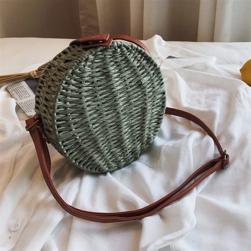 Bohemia Round Rattan Handbag - Image 9