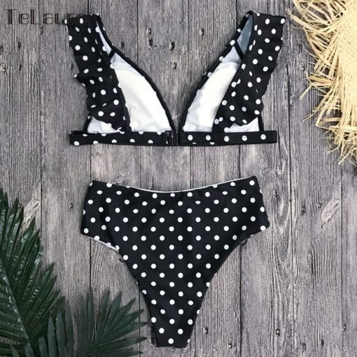 High Waist Bikini Polka Dot - Image 7