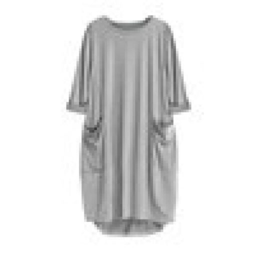Solid Color Mini Dress with Pockets - Image 3