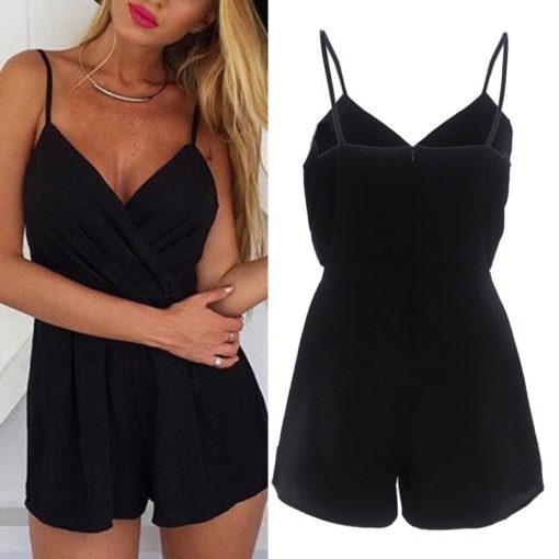 Flirty and Elegant Spaghetti Strap Romper - Image 3