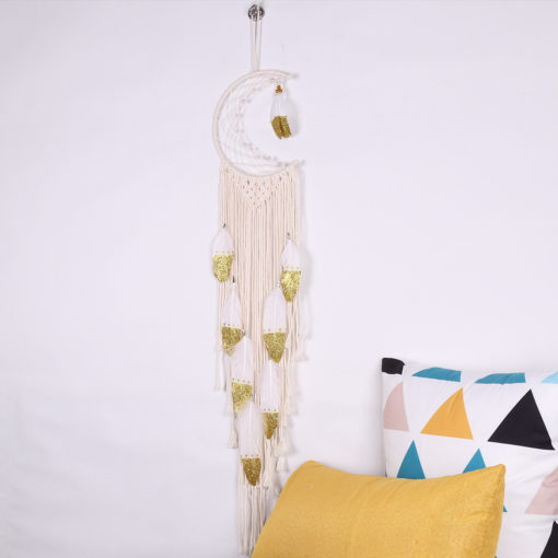Boho Wall Hanging Semi Dream Catcher - Image 6