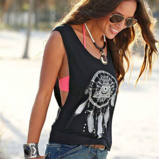 Dreamcatcher Printed Sleeveless