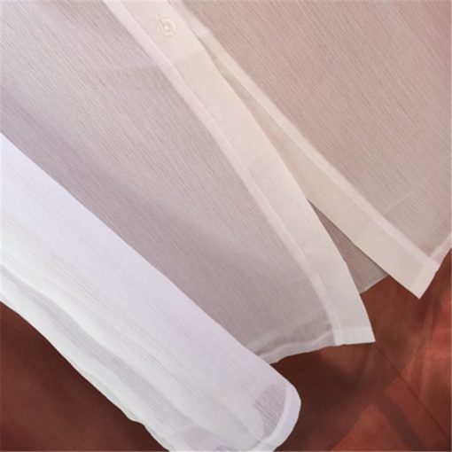 Solid Chiffon Swimwear Cover Up - Image 7