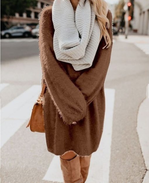 Pullover Sweater Dress - Image 9