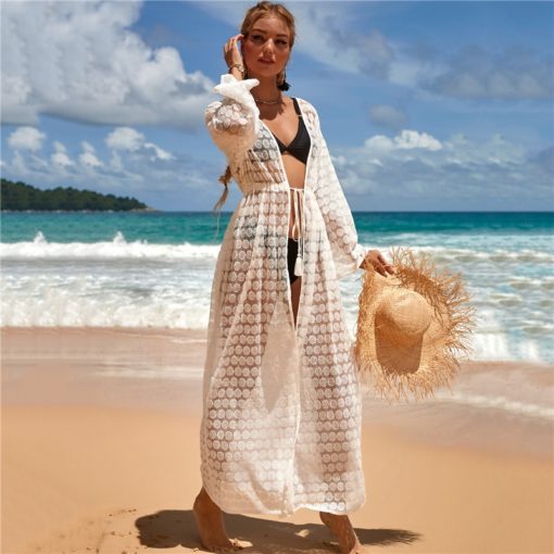 Crochet Knitted Beach Cover - Image 34