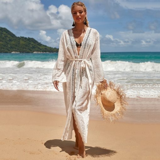 Crochet Knitted Beach Cover - Image 37