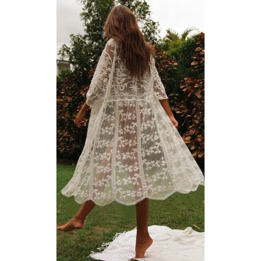 Crochet Knitted Beach Cover - Image 21